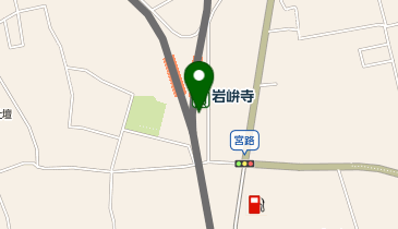 岩峅寺駅前駐輪場の地図画像