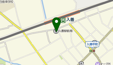 入善町営西町口自転車駐車場の地図画像