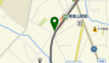 南富山駐輪場の地図画像