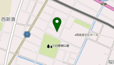 西新湊駅自転車駐輪場の地図画像