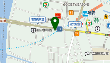 浦安駅第7自転車駐車場の地図画像