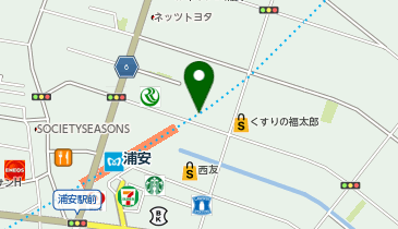 浦安駅第12自転車駐車場の地図画像