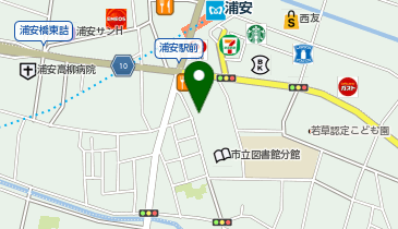 浦安駅第13自転車駐車場の地図画像