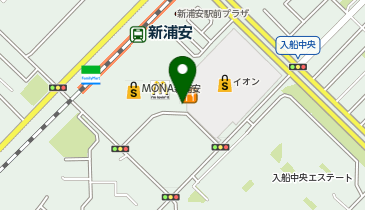 新浦安駅第12自転車駐車場の地図画像