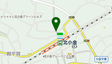 ユアーズ・パーキング北小金駅北口第1駐輪場の地図画像