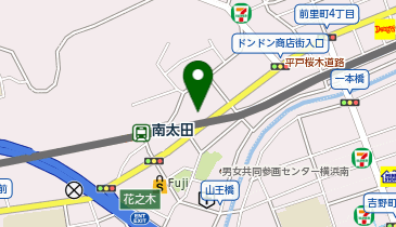 京急南太田駐輪場の地図画像
