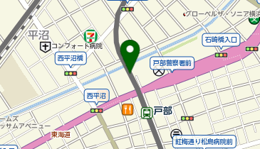 京急戸部第3駐輪場の地図画像