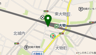 みんなの大物駅前駐輪場の地図画像