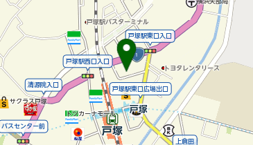 【駐輪場】Dパーキング戸塚駅前第1の地図画像