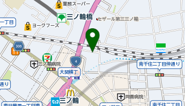 NPC24H三ノ輪駅前駐輪場の地図画像