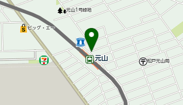 NPC24H元山駅前駐輪場の地図画像