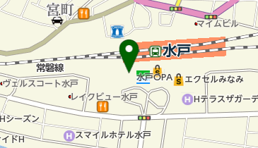 アップルパーク水戸オーパ駐輪場の地図画像