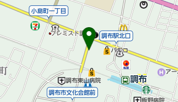 アップルパークグレーシア調布店舗用駐輪場の地図画像