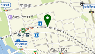 アップルパーク桜ノ宮駅前駐輪場第1の地図画像