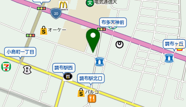 アップルパーク調布駅第1駐輪場の地図画像