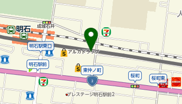 アップルパークアスピア明石駐輪場Bの地図画像