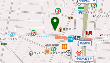 アップルパークウエスタン葛西店駐輪場の地図画像