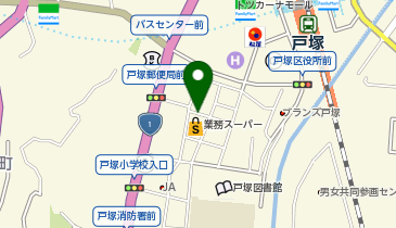 アップルパーク戸塚駅前駐輪場第1の地図画像