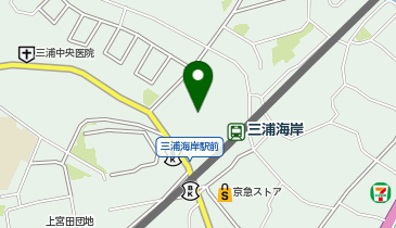 アップルパーク京急ストア三浦海岸店駐輪場の地図画像