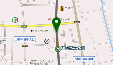 アップルパーク万博記念公園駅前駐輪場Aの地図画像