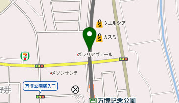 アップルパーク万博記念公園駅前駐輪場Bの地図画像