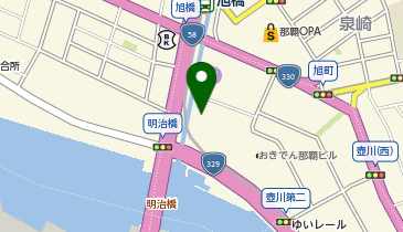 アップルパーク那覇市旭町バイク駐輪場第1の地図画像