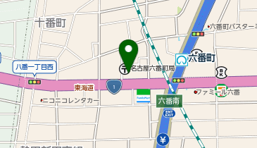 アップルパーク六番町駅前駐輪場の地図画像