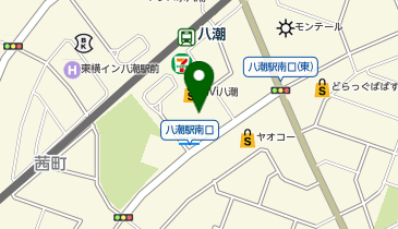 アップルパーク新!ガーデン八潮店バイク駐輪場の地図画像