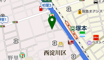 アップルパーク塚本駅前駐輪場第1の地図画像