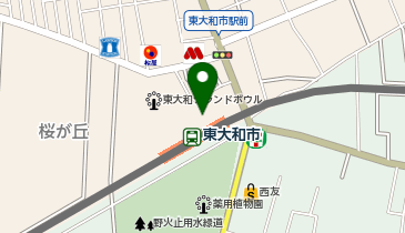 西武スマイルパーク東大和市駅前第1の地図画像