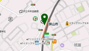 西武スマイルパーク狭山市駅西口(自転車)の地図画像