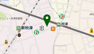 西武スマイルパーク秋津駅南口の地図画像