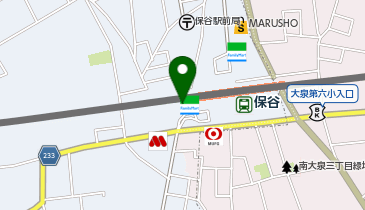 西武スマイルパーク保谷駅南口の地図画像