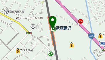 西武スマイルパーク武蔵藤沢駅東口の地図画像