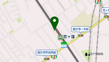 西武スマイルパーク恋ケ窪駅第2の地図画像