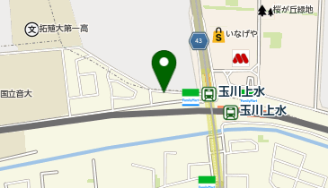 西武スマイルパーク玉川上水駅北口の地図画像