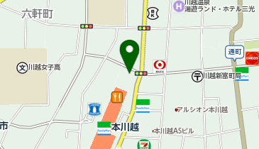 西武スマイルパーク西武本川越ぺぺ駐輪場の地図画像