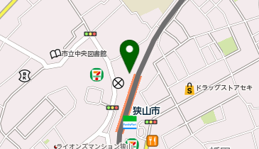 西武スマイルパーク狭山市駅西口の地図画像