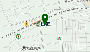 サイクル日進 1の地図画像