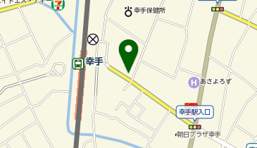 サニーサイクル幸手の地図画像