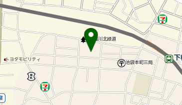 シェアサイクルパーク池袋本町 1の地図画像