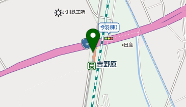 ニューシャトル吉野原駅南駐輪場の地図画像