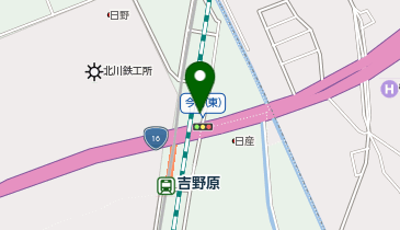 ニューシャトル吉野原駅北駐輪場の地図画像