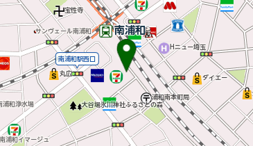 サイクルポート南浦和駅西口第1の地図画像