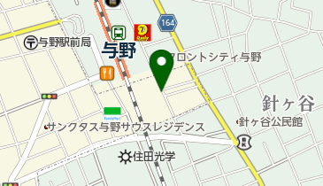 大栄サイクル与野東口の地図画像