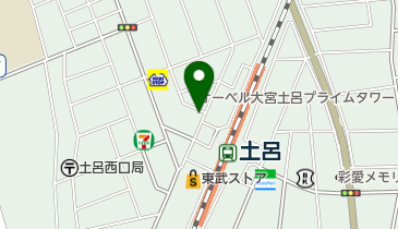 サイクル土呂 1の地図画像