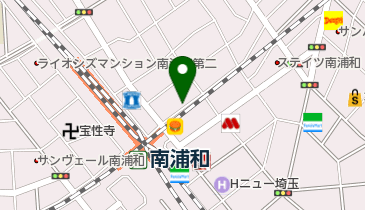 ナビサイクル南浦和第1の地図画像