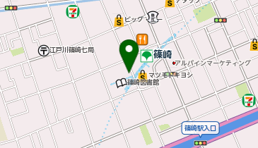 ナビサイクルサミット篠崎ツインプレイス店の地図画像