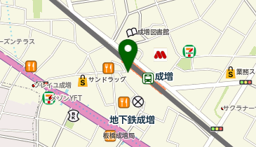 TOBU PARK成増駅南口駐輪場の地図画像