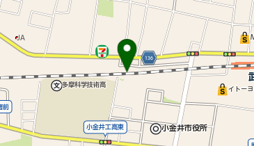 TOBU PARK武蔵小金井駅西高架下駐輪場の地図画像